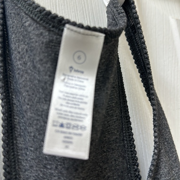 Ivivva Dark Grey Scalloped Tank Top - Picture 7 of 13